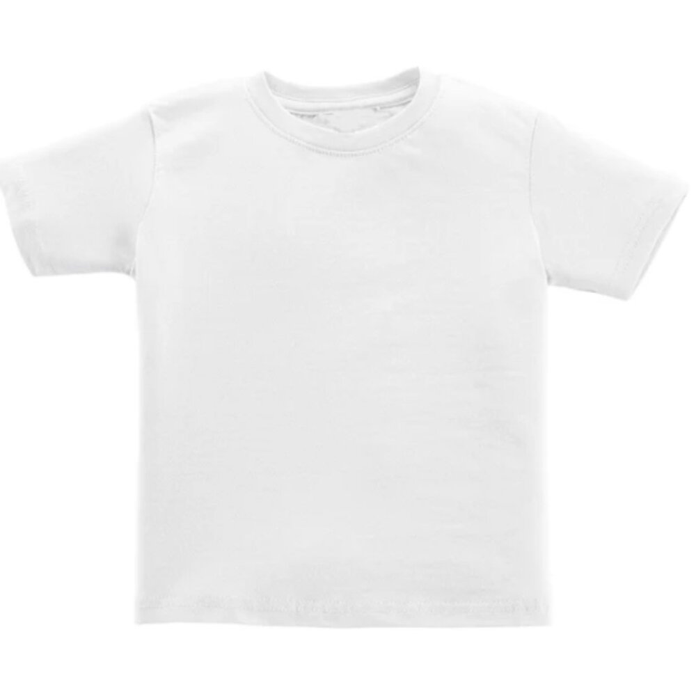 Unisex Short Sleeve T-shirt - White or Light Blue - EMBROIDERY BLANKS